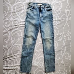 Mother Denim High Waisted Rider Skimp